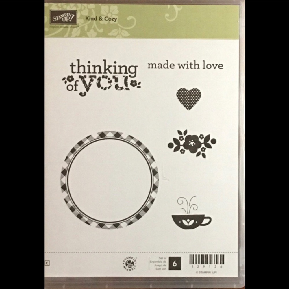 Stampin’ Up “Kind & Cozy” set of six stamps